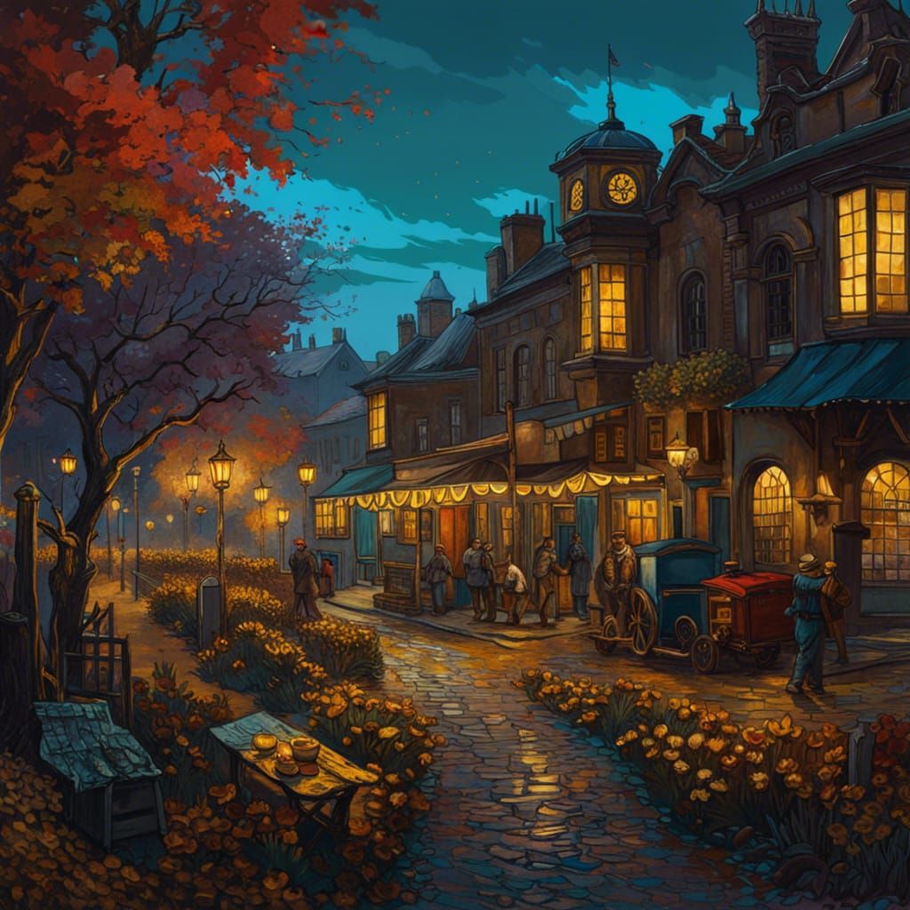 Android in Zombiecore Style Digital Illustration