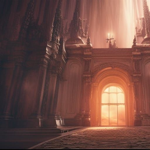 Epic Entrance to Hell: A Digital Matte Painting