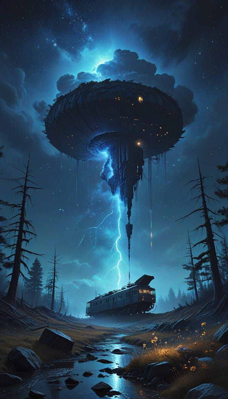 Cosmic Rift in Unreal Engine Style