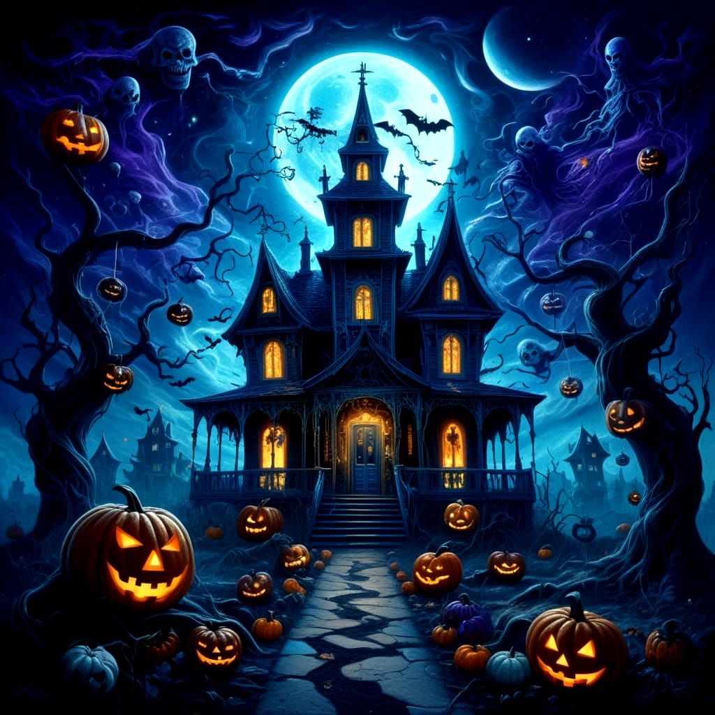 Haunted Halloween Trunk-or-Treat with Eerie Costumes