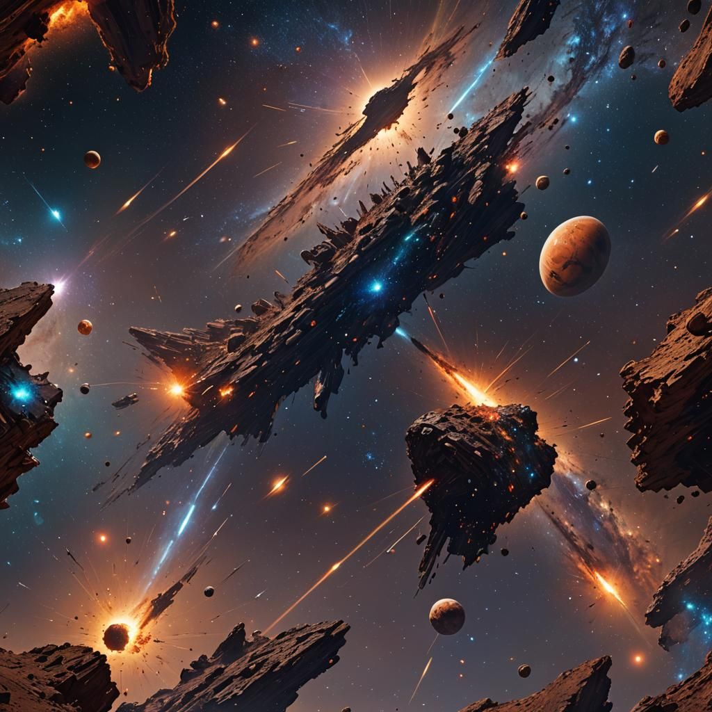 "Space penetration, Shooting Stars, new galaxy, Milkyway, Mars, Black hole. "