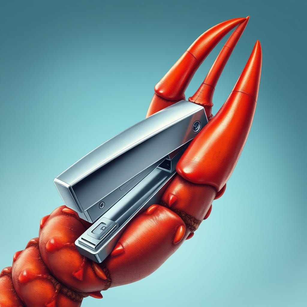Mechanical Beast Claws Metal Stapler