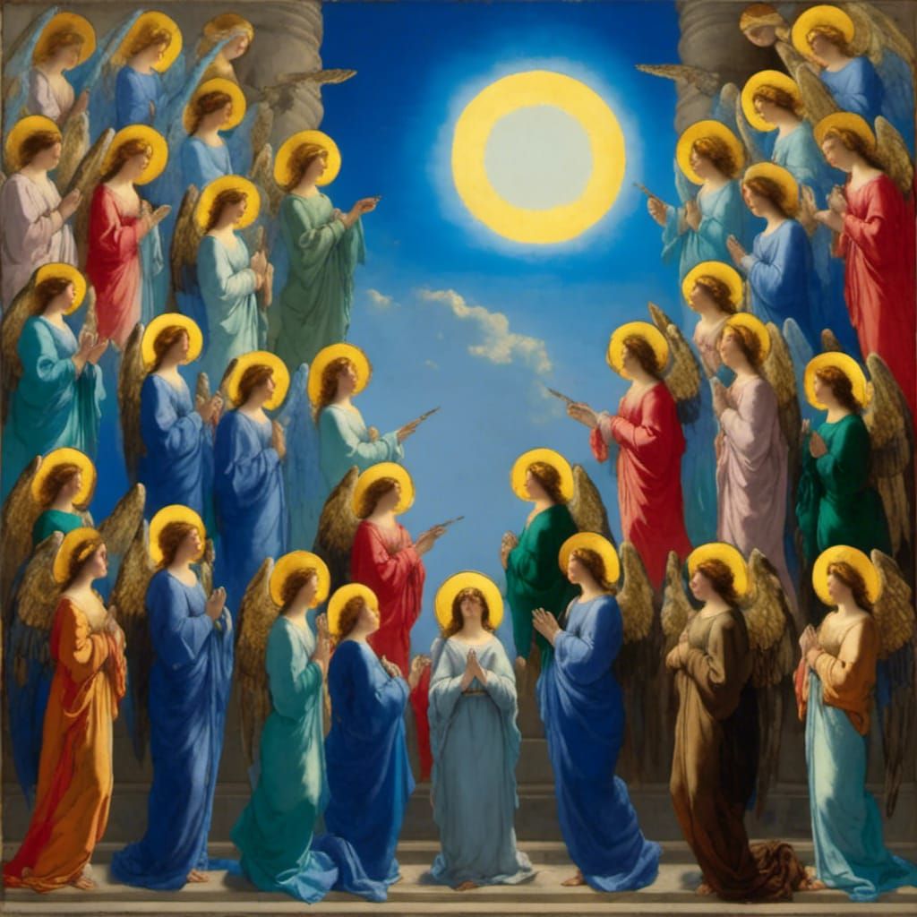 Angels Ascending in Academic Style