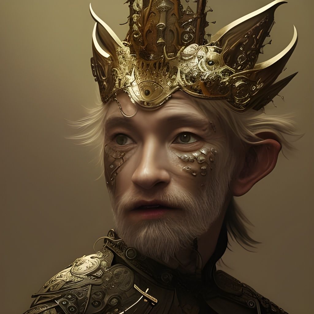 Majestic Hobbit Goblin King Portrait