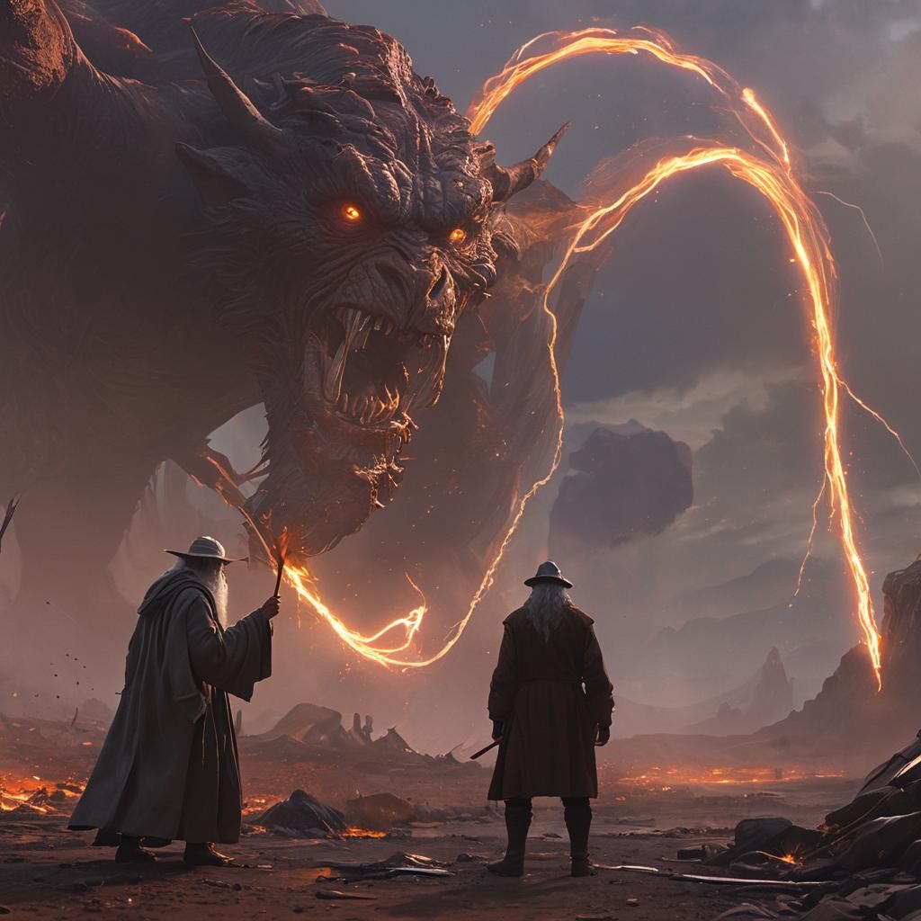 Gandalf vs Balrog: Borealis Energy Battle