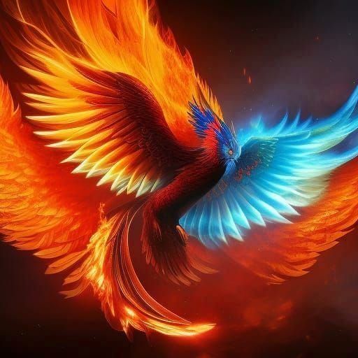 Phoenix with ice an fire