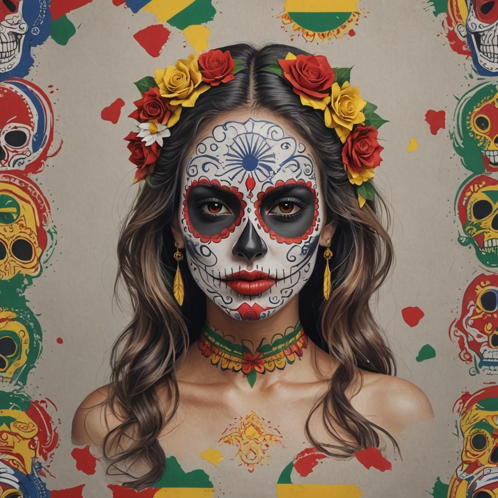 Sugar Skull Woman #106