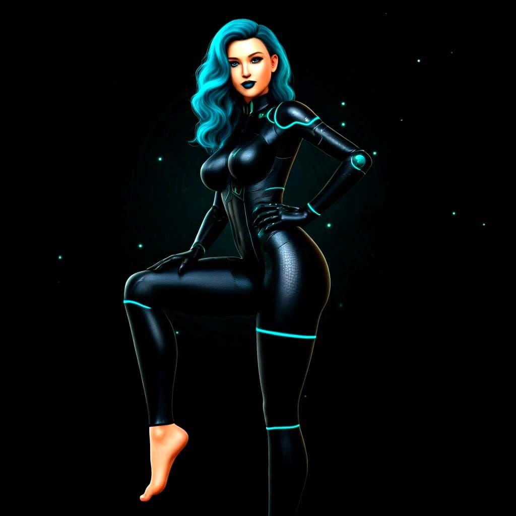 Cybrite Pin-up Alt Design