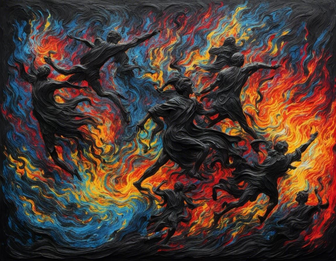 A dance of different emotions