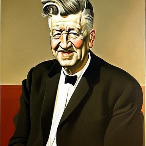 Portrait in Lucian Freud's Expressive Style