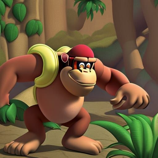 Donkey Kong: 3D Render in Unreal Engine