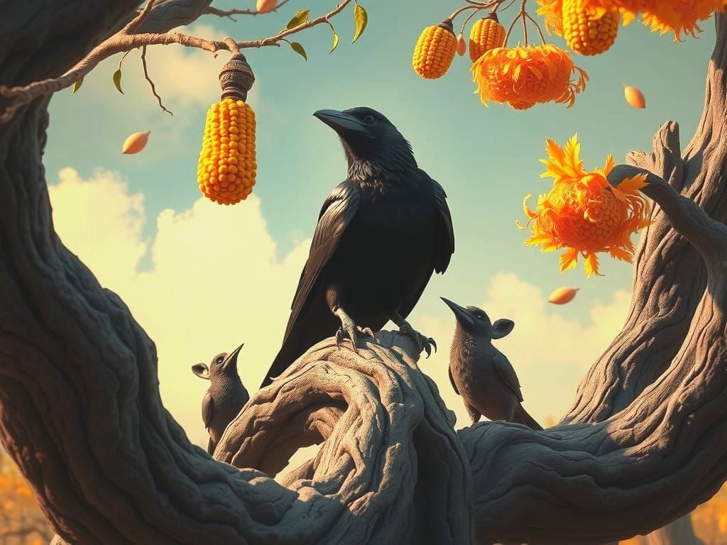 Fantastical Bird Displays Splendid Cheese in Detailed Matte ...