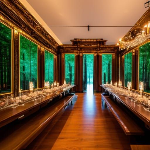 Wilderness Reflected: Hall of Mirrors Illusion