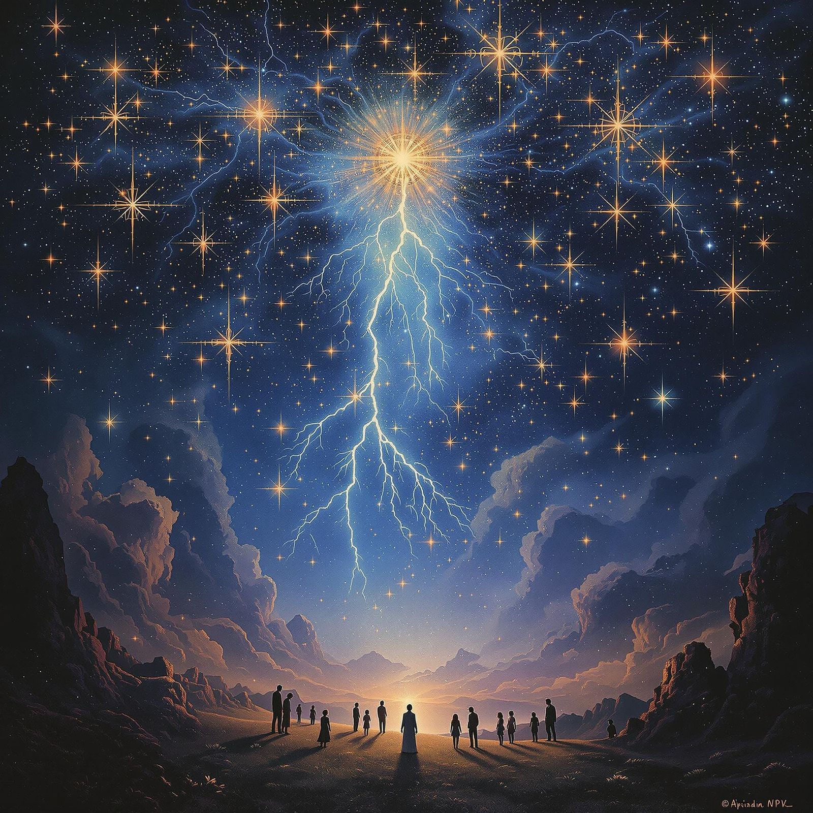 Celestial Gathering in Ethereal Splendor