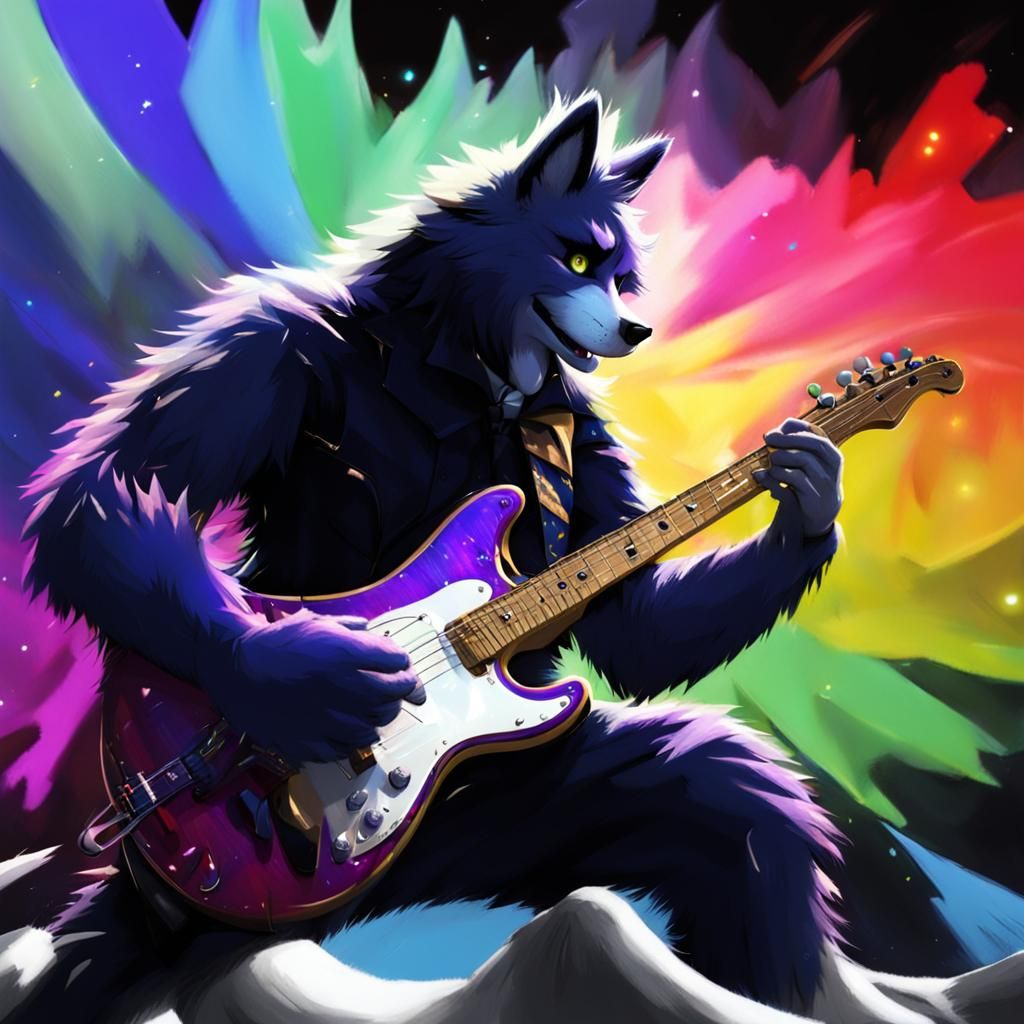 Furries Playing Music in a Band