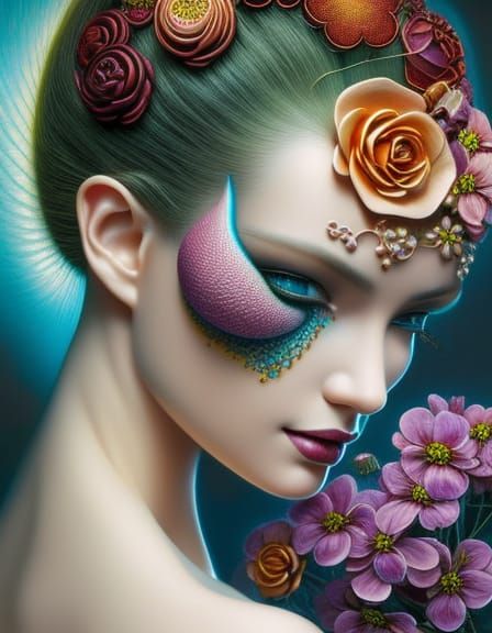 NightCafe preset. Beautiful Woman