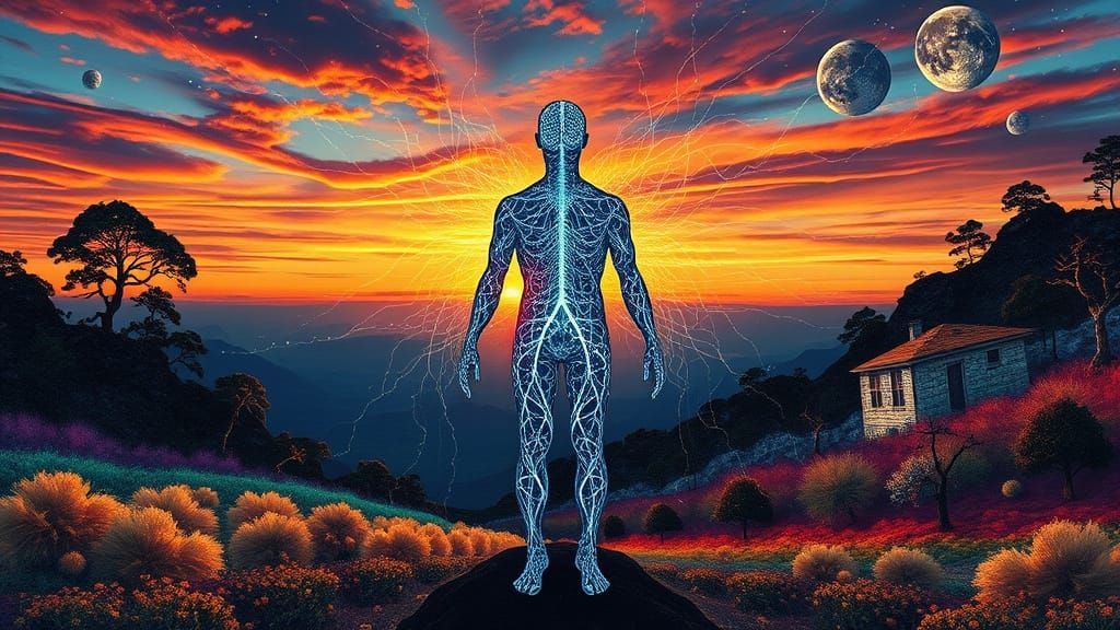 Surreal Dreamscapes of Self-Discovery in Vibrant Colors