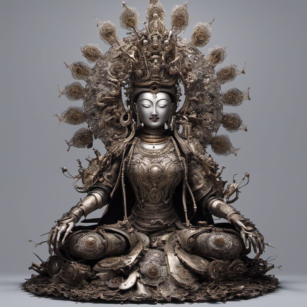 Guanyin Recycle Sculpture