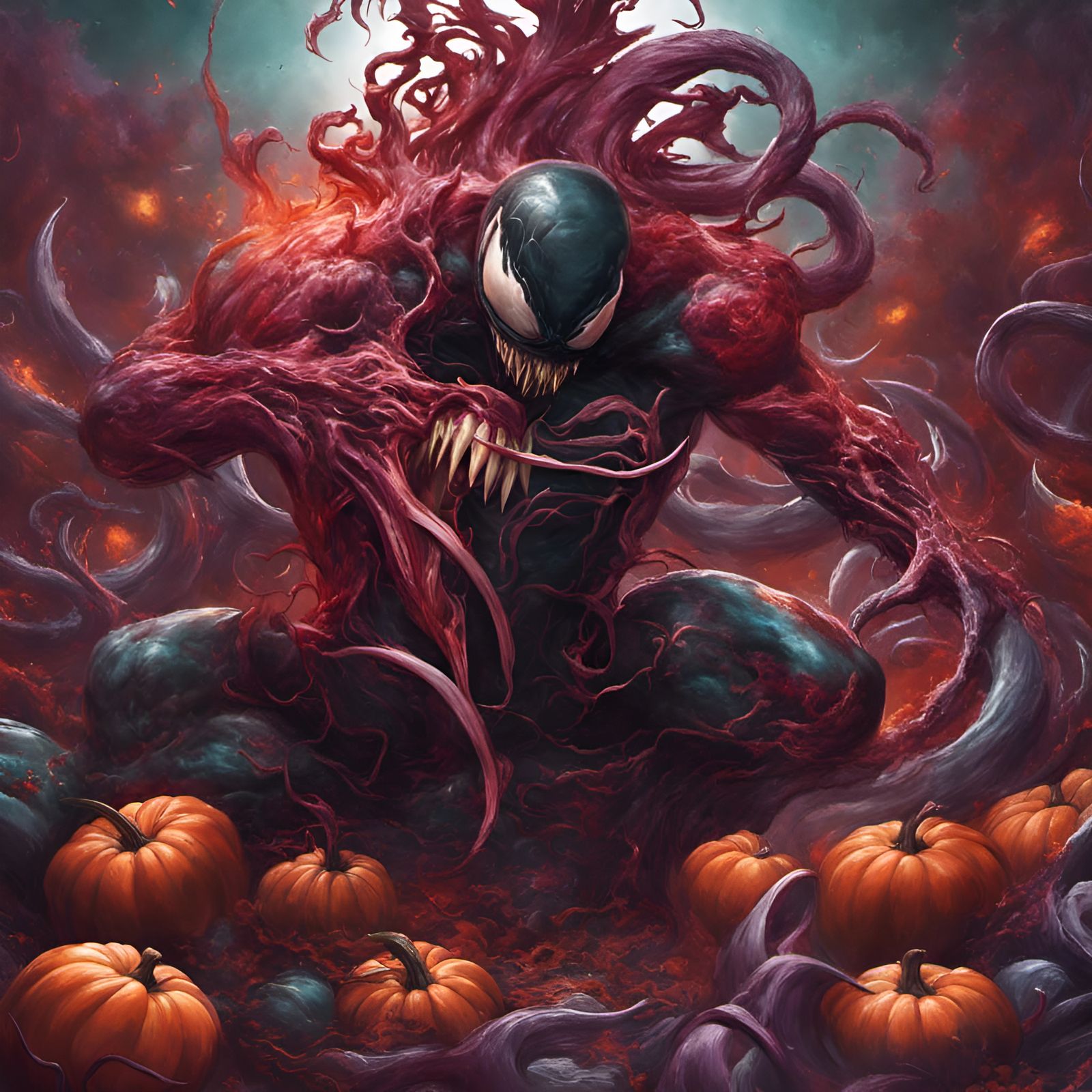 Venom, the Pumpkin Harvester (Halloween)