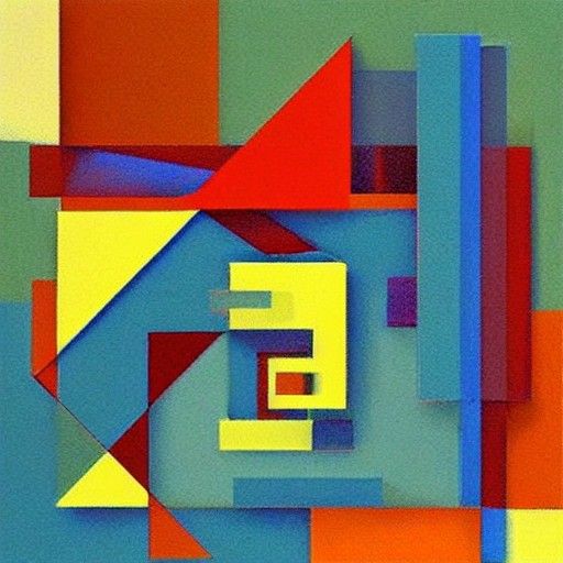Abstract Cubism: Imaginary Numbers and Round Square