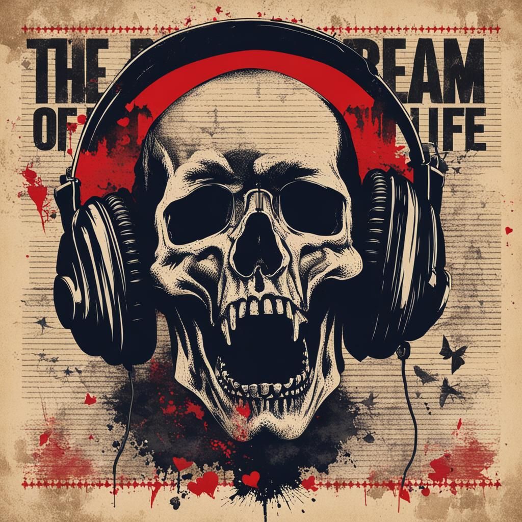 Revolution Scream: Bold Text Art