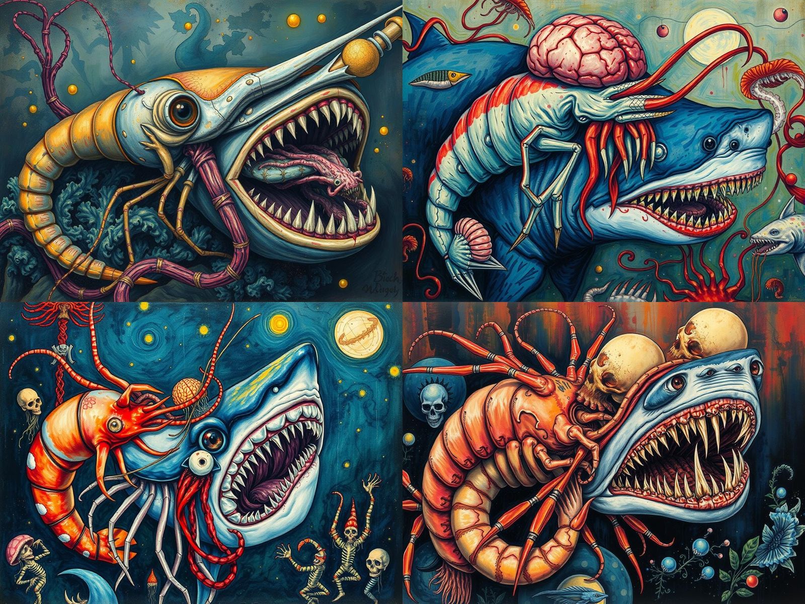 Horrific Surreal Creature by Various Artists