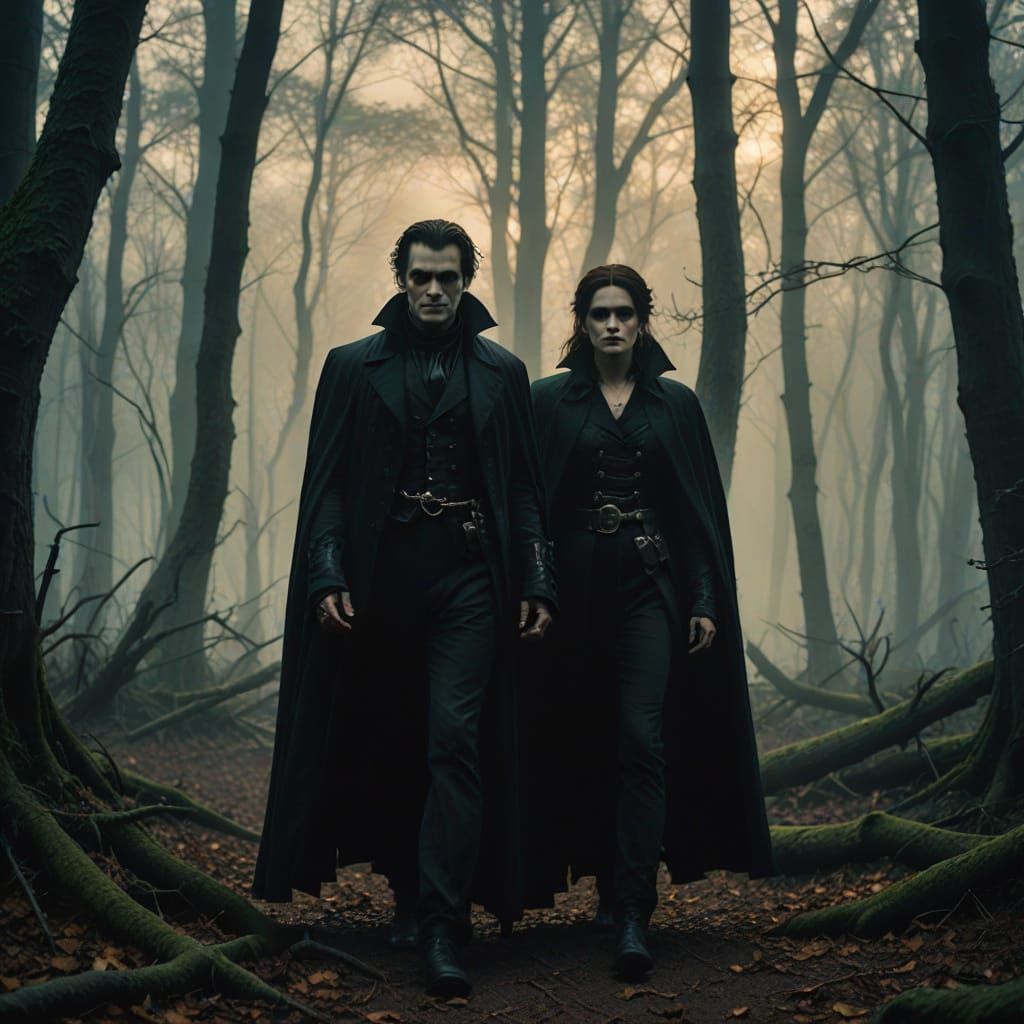 Vampires in Misty Forest: A Gothic Romance