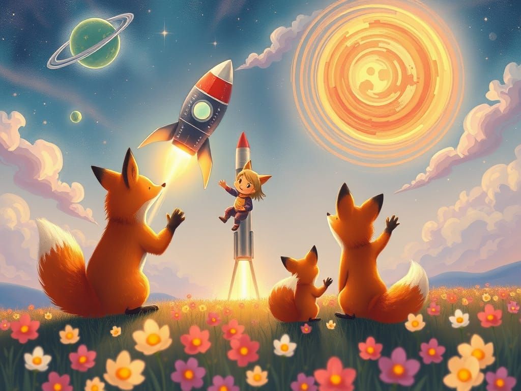 Fox Family Sends Child to Mars