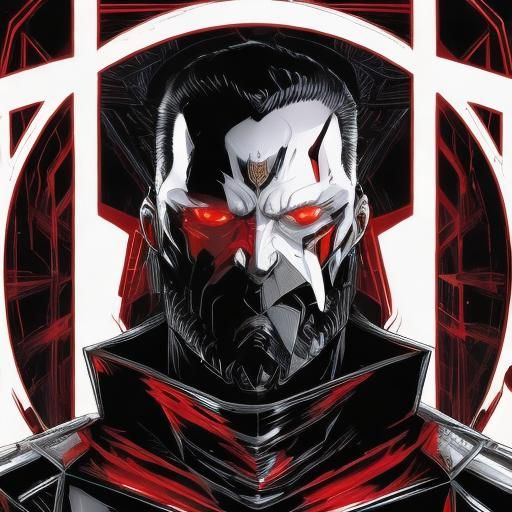 Sinister Alien Mastermind with Laser Rifle