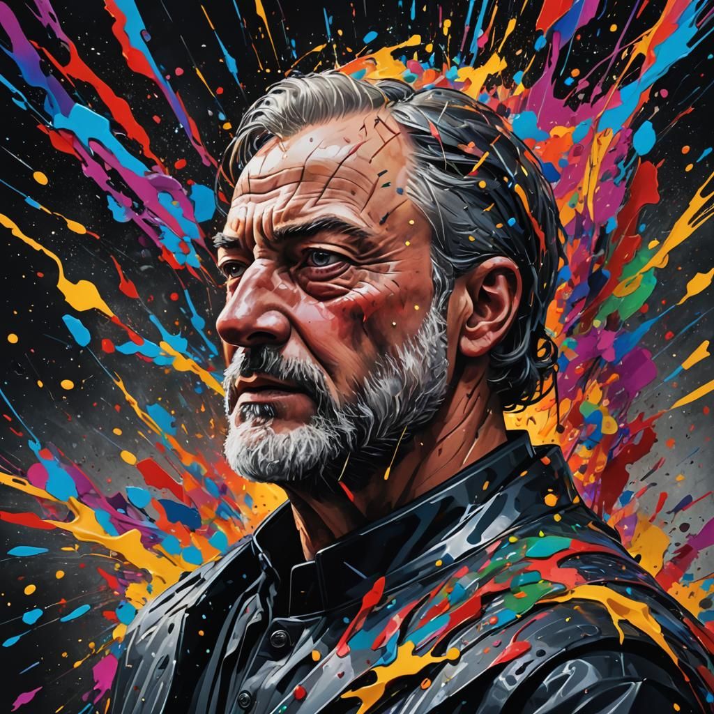 Davos Mind Control Concepts in Hyperrealistic Splash Art