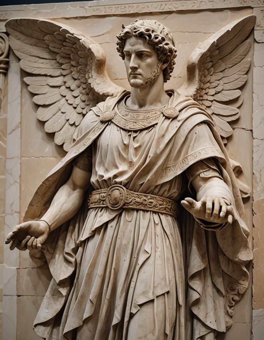 Norse Wind God in Classical Greek Relief Sculpture