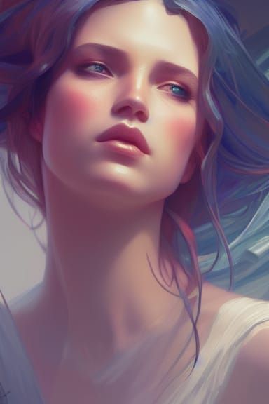 Detailed Portrait with Dynamic Lighting