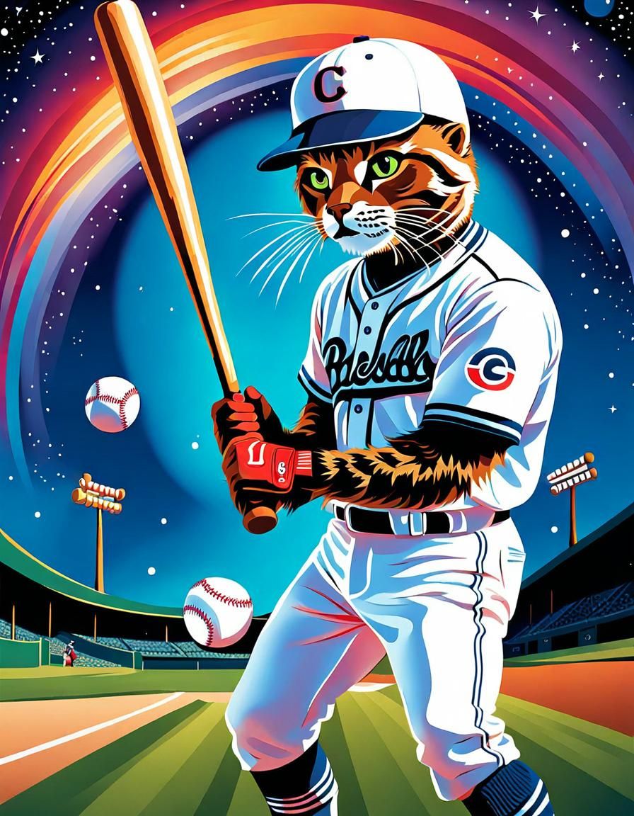 Chewbacca as Baseball Champion in Zentangle Style