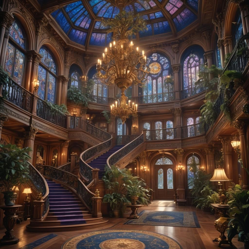 Fantastical Dreamhouse with Tree Foyer