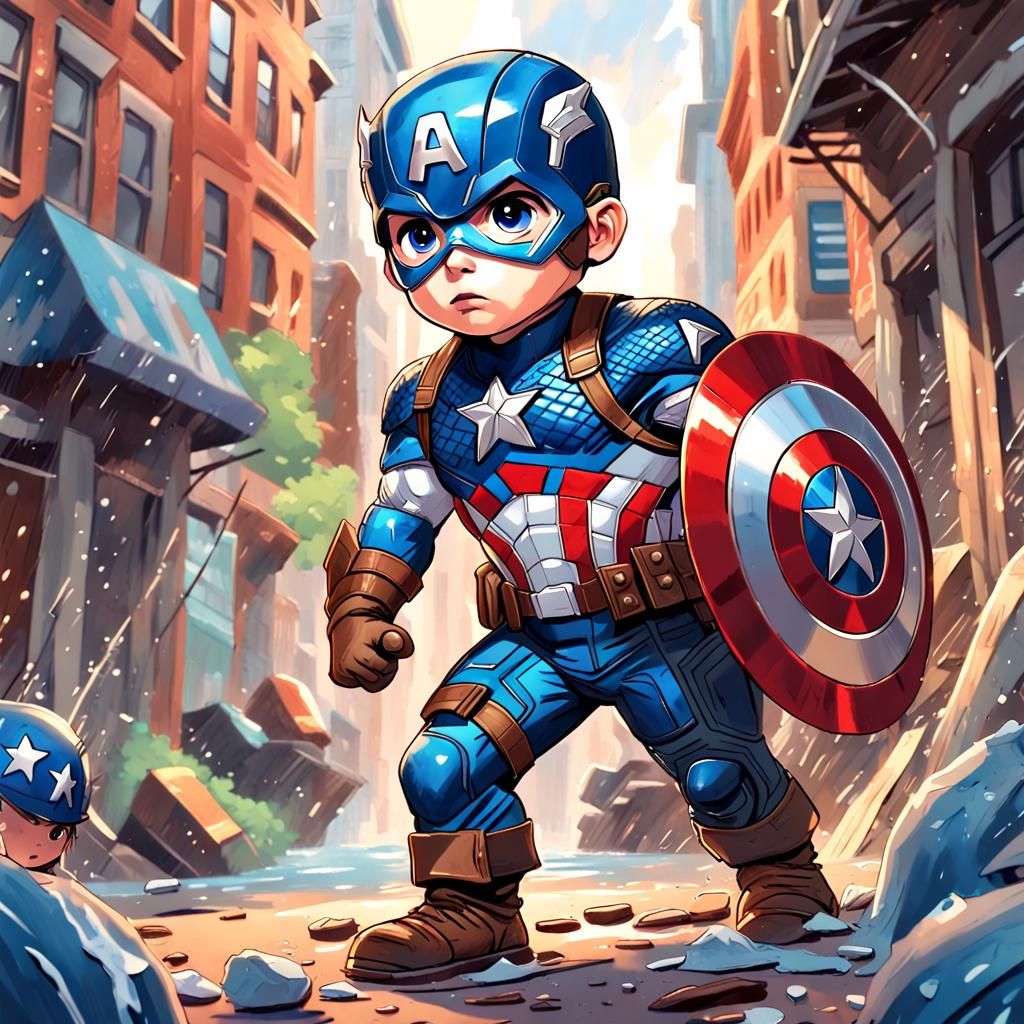 Little Captain America