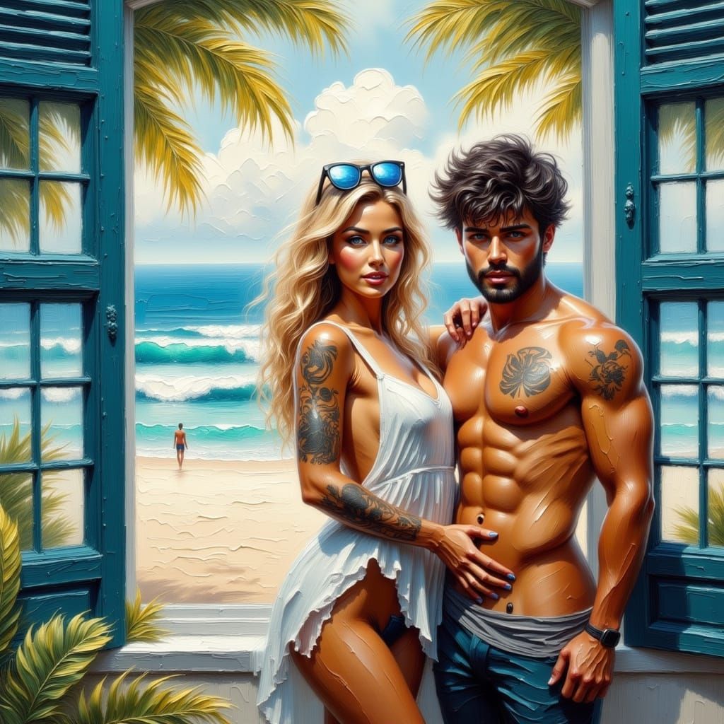 Intimate Beachside Portrait of Australian Beauty