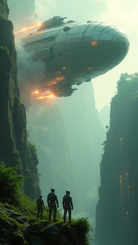 Alien World: Nature & Technology Collide in Grandeur