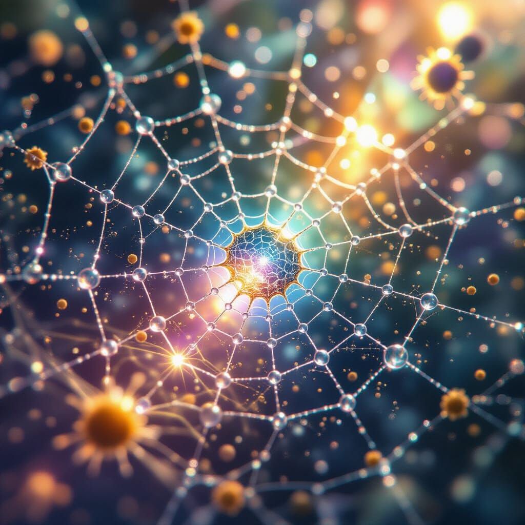 Microscopic Water Droplet Reveals Crystal Universe