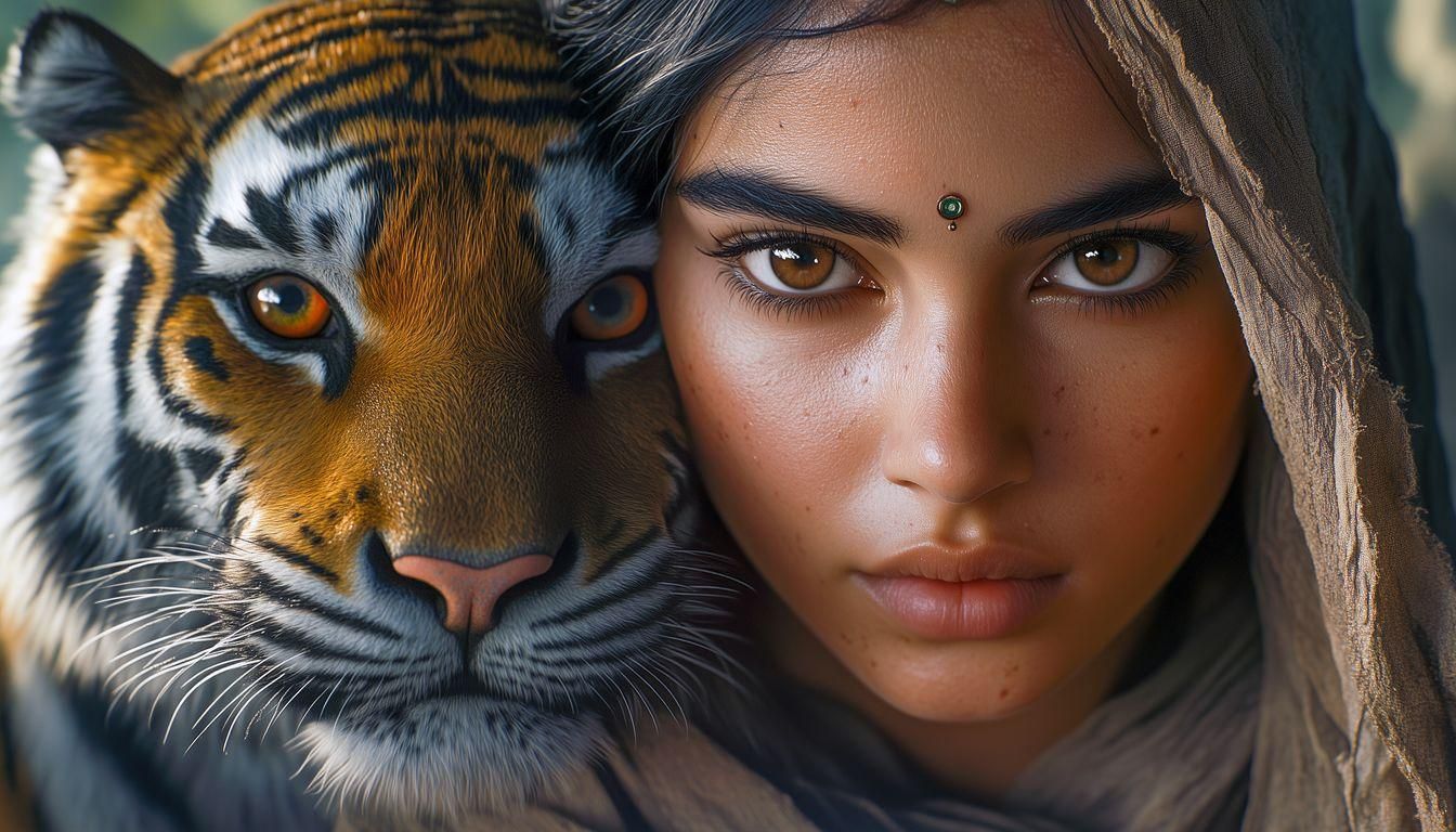 Durga and Her Tiger