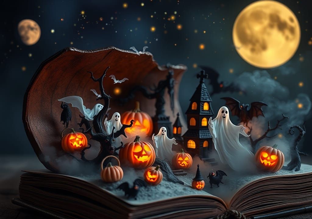 Haunted Halloween World Emerges from Book