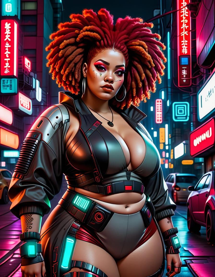 Cyberpunk Woman