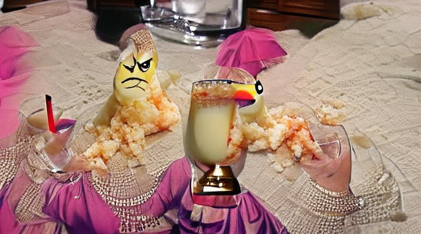 Humorous Grammy Aspirations in AI Art