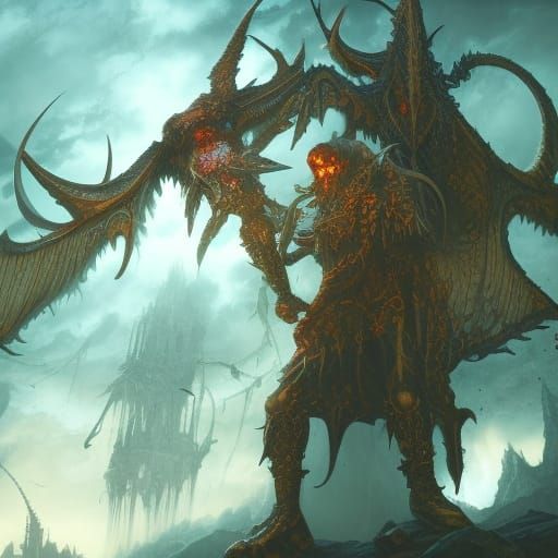 Demonic Eldridge God Book Cover Art