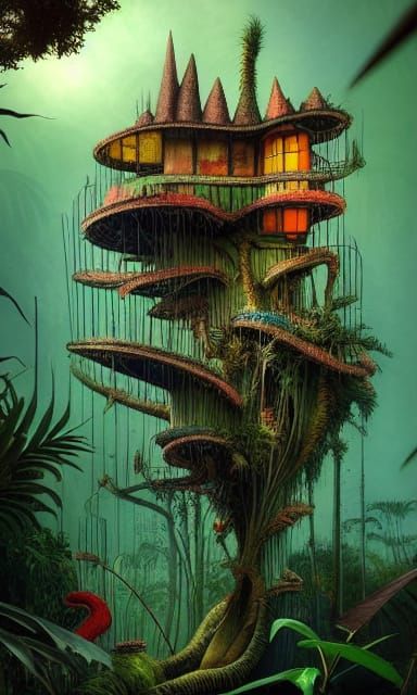 Jungle Treehouse Manor