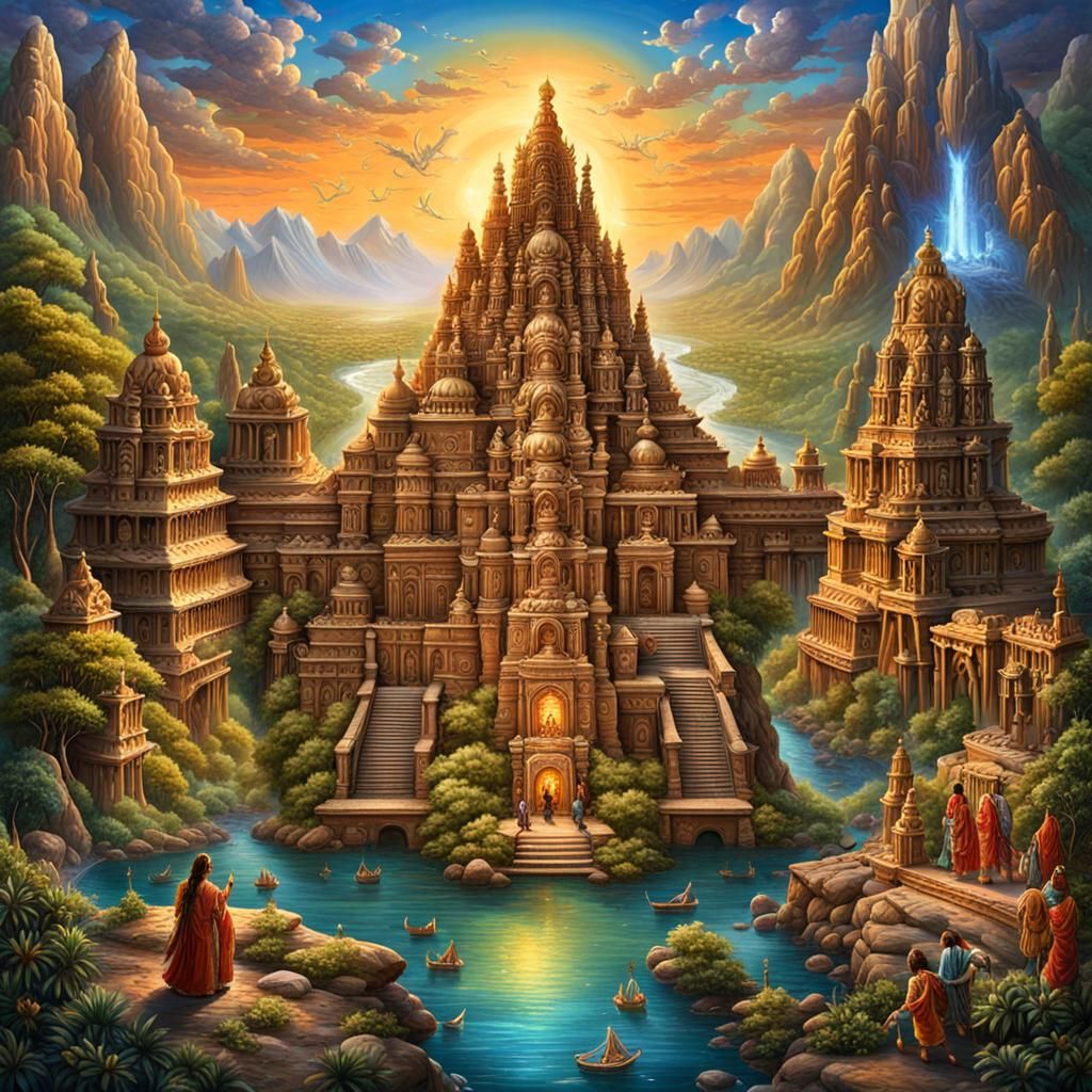 Ancient Indus Valley Civilization Concept Art