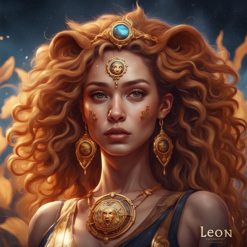 Beautiful Leo Woman - Zodiac Sign Collection