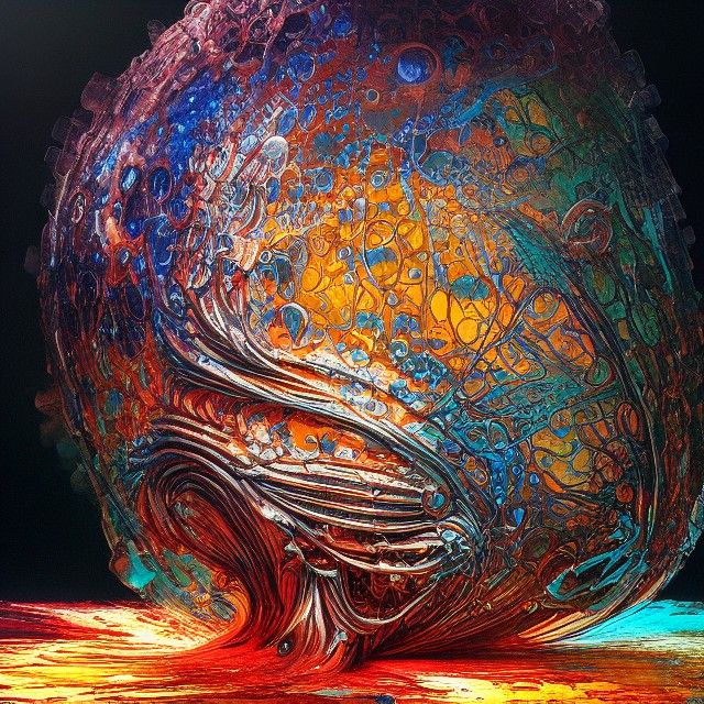 Chrome Liquid Cymatics Megastructures in Motion