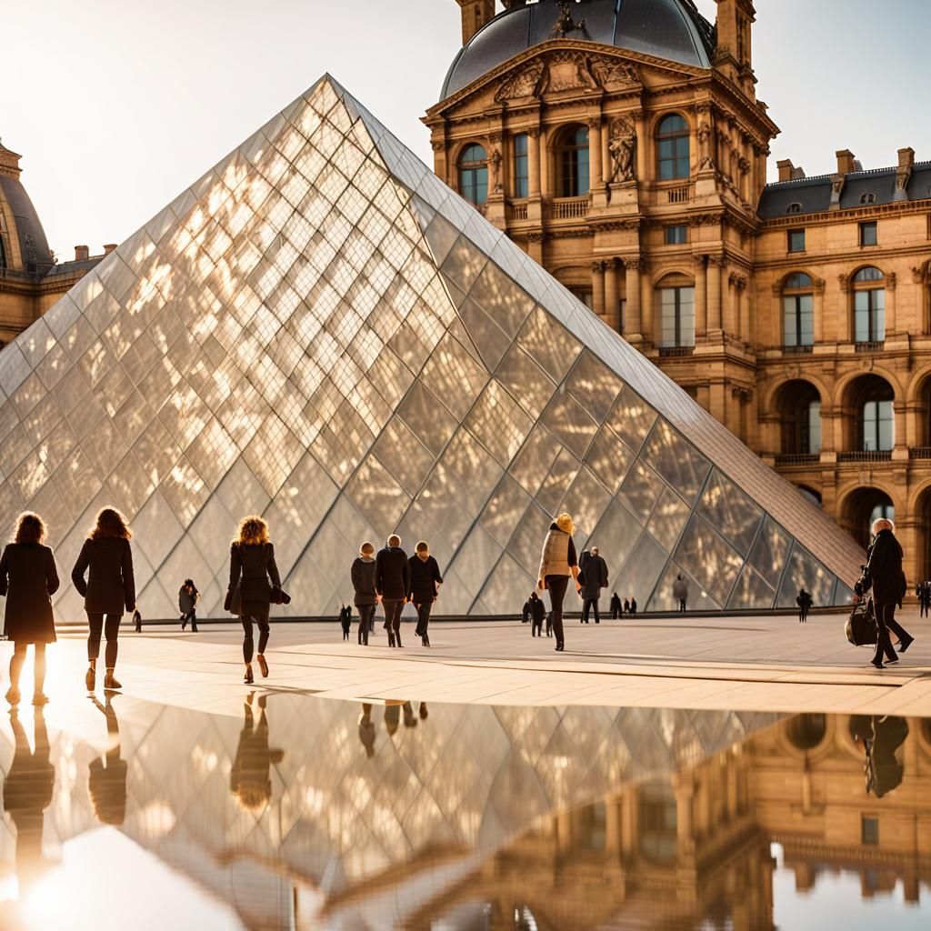 Louvre Museum in Paris: Architectural Photography
