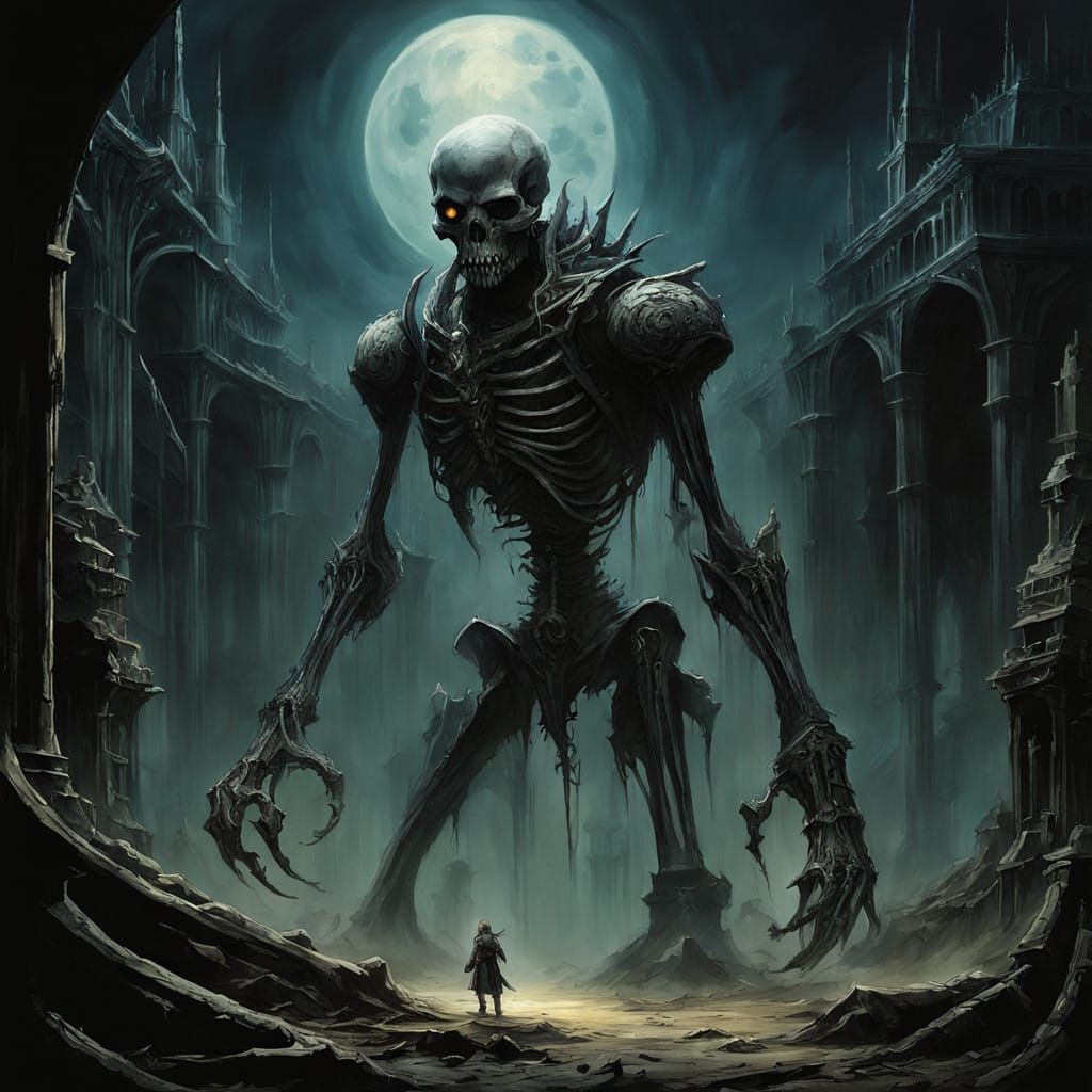 Glowing Blade in Desolate Battlefield