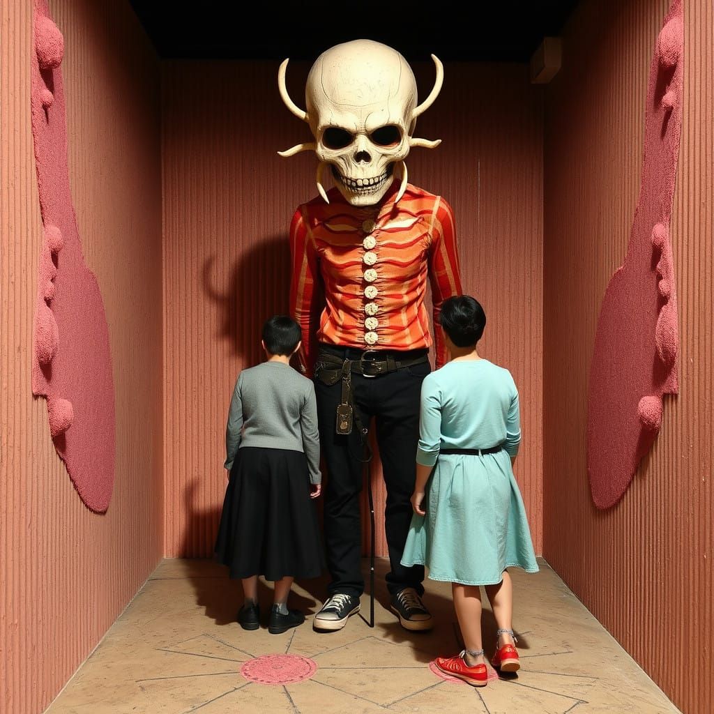 Surrealism Meets Pop Culture in a Psychedelic Mosaic